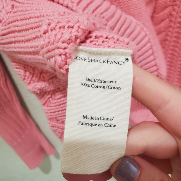 LoveShackFancy Anselma Cable Knit Cardigan Gabella Mini Skirt COMPLETE SET - Picture 6 of 12